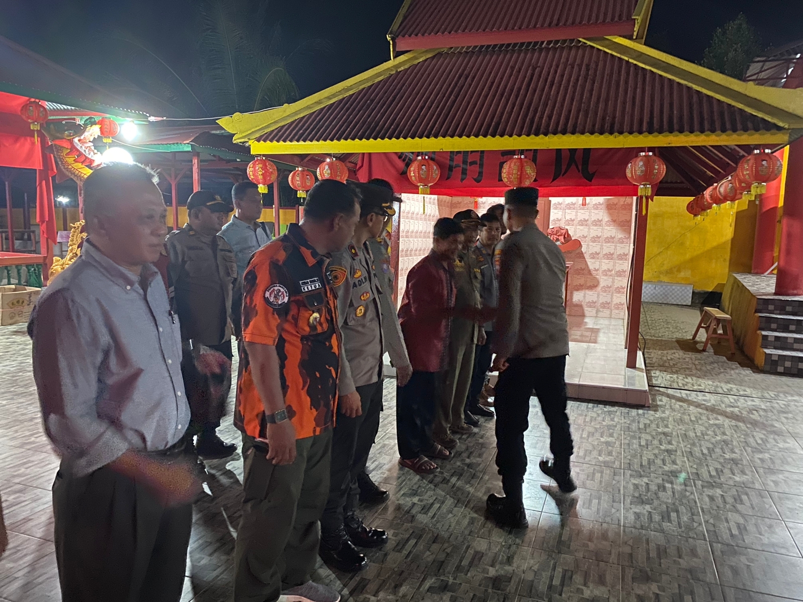 Polres Kayong Utara menggelar apel kesiapan pengamanan di halaman Pekong Pelabuhan Speed boat Sukadana Sabtu, (21/1/2023) Sore.