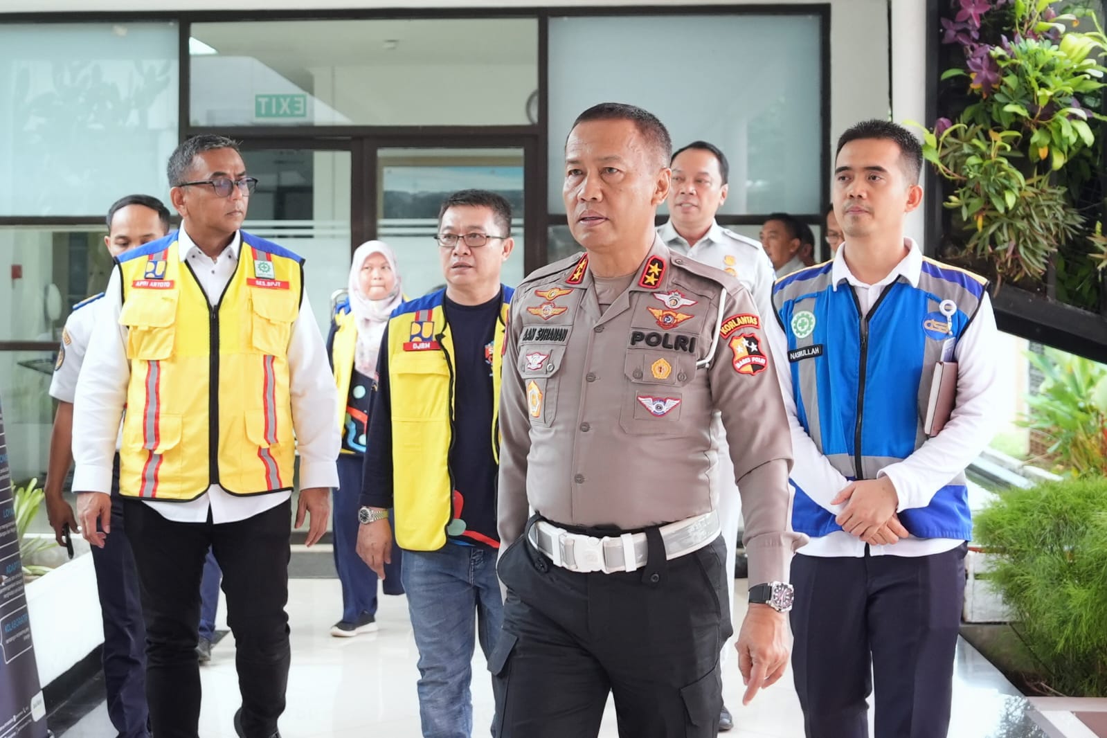 Kakorlantas Polri Lakukan Pengecekan Kesiapan Jalur Tol untuk Operasi Lilin 2024
