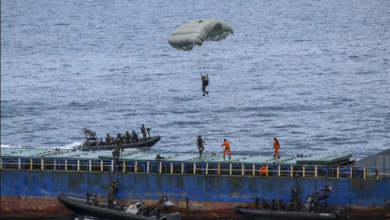 Prajurit Marinir Gugur Saat Latihan Terjun Payung Jelang HUT ke-80 TNI